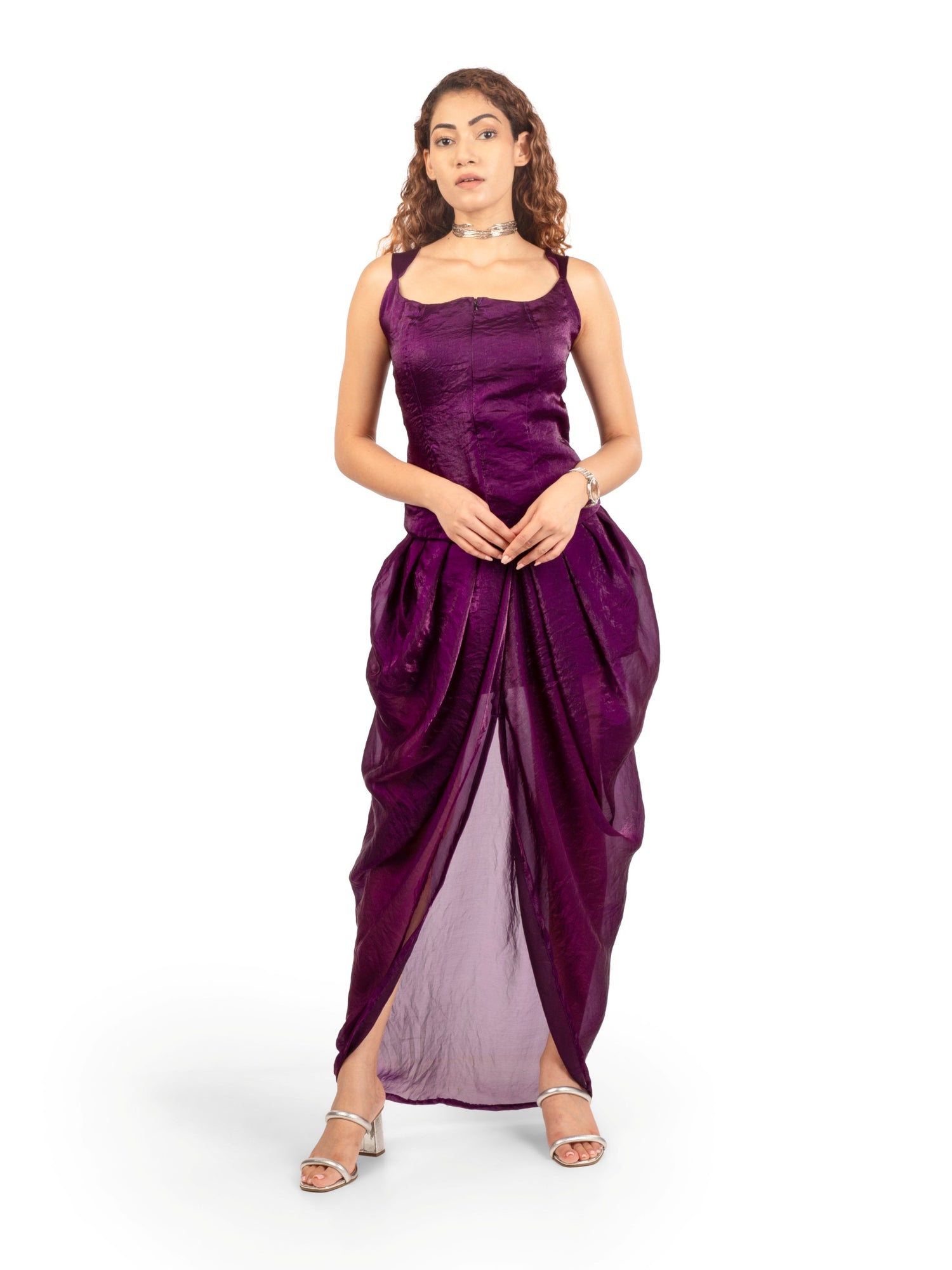 Front view of women's coord set