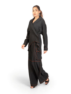 Side view of women's coord set